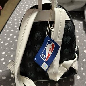 Brand new Loungefly backpack- Brooklyn nets